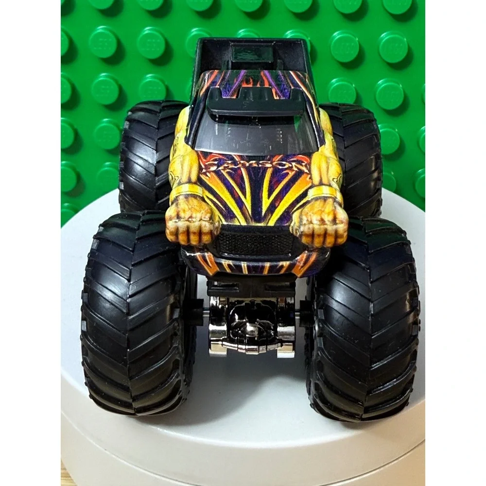 Hot Wheels Monster Trucks Samson 1:64 Scale Die-Cast Purple Black Patrick Logo